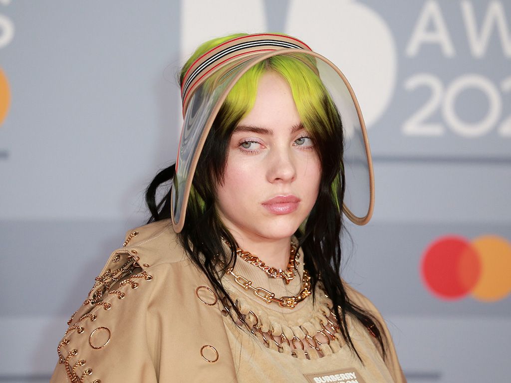 London, United Kingdom- February 18, 2020: Billie Eilish attends the Brit Awards at the 02 Arena in London, UK.