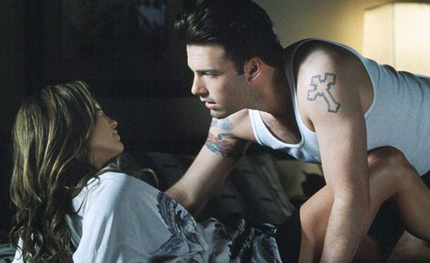 Jennifer Lopez and Ben Affleck in the movie Gigli